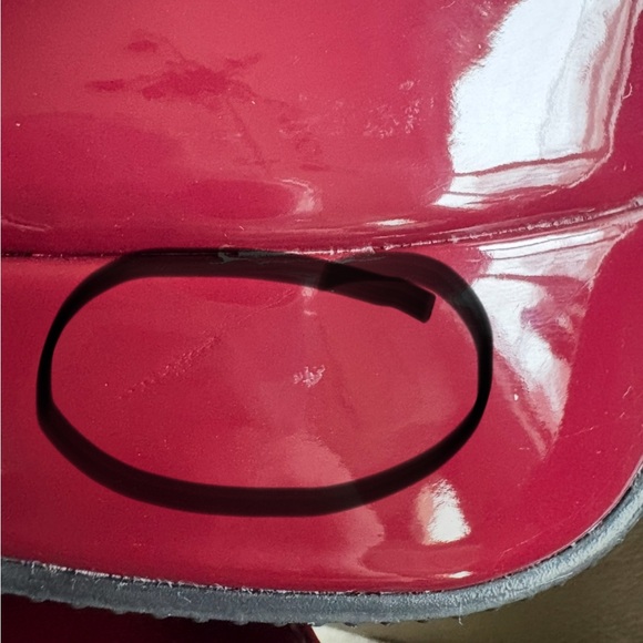 Platform 5 inch burgundy heels size 8 never worn. - Picture 6 of 6